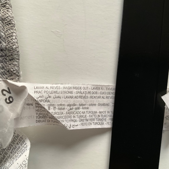 ZARA Womens Paperbag Mom Jeans Sz 6 Gray High Waist On Trend Y2K Grunge Comfort - Picture 9 of 10